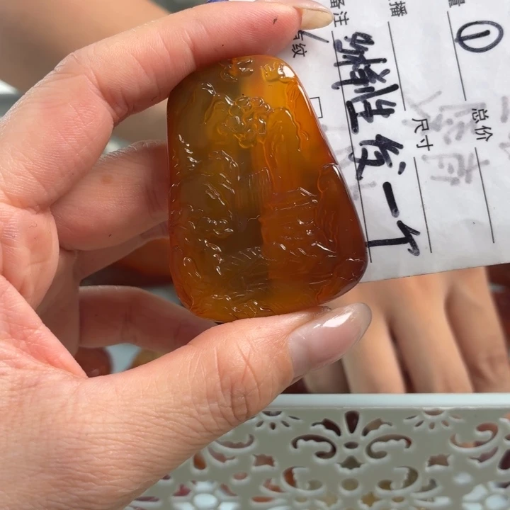 玛瑙/玉髓吊坠(不含链)未镶嵌