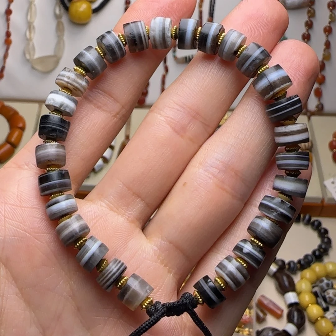 玛瑙/玉髓手链未镶嵌dui di guo guo