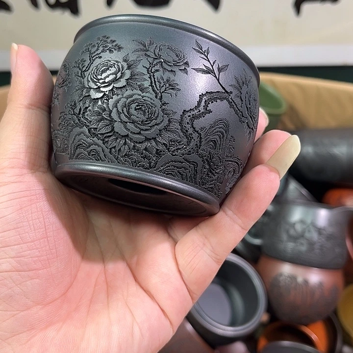 茶杯紫砂全手工紫砂主人杯