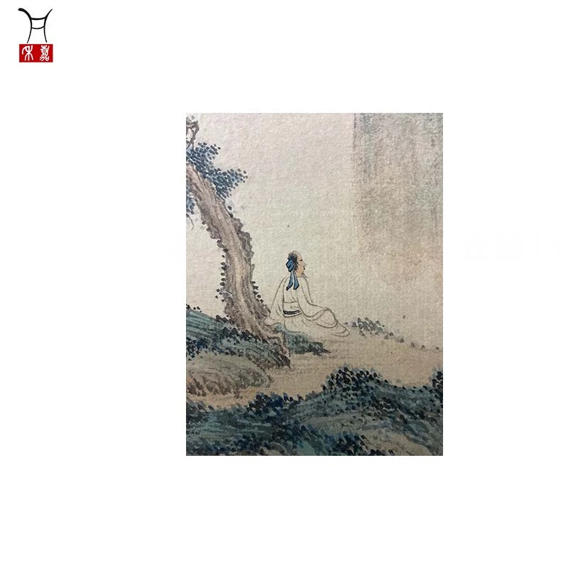 Q1023山水立轴11x21/0.2平尺