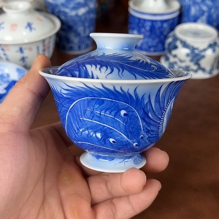 凡***9瓷片景德镇全手工手绘陶瓷