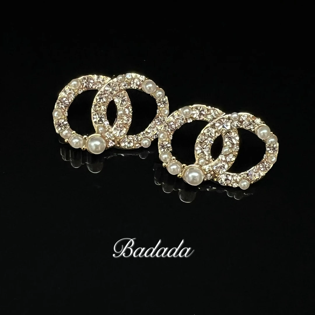 铜合金仿珍珠耳饰 【C6036】轻奢女士气质精致高定耳钉