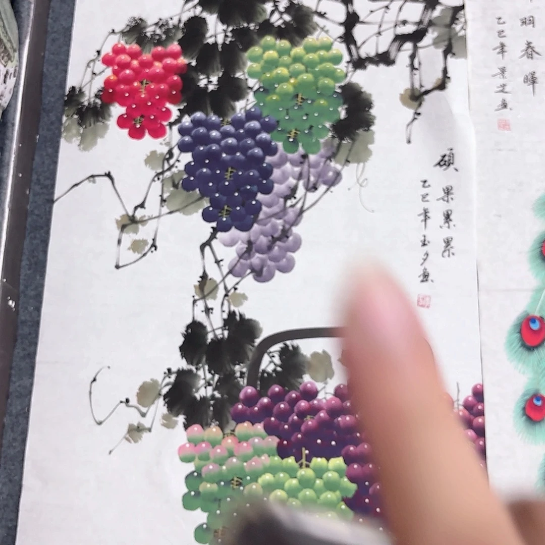 国画纯手工纯手工