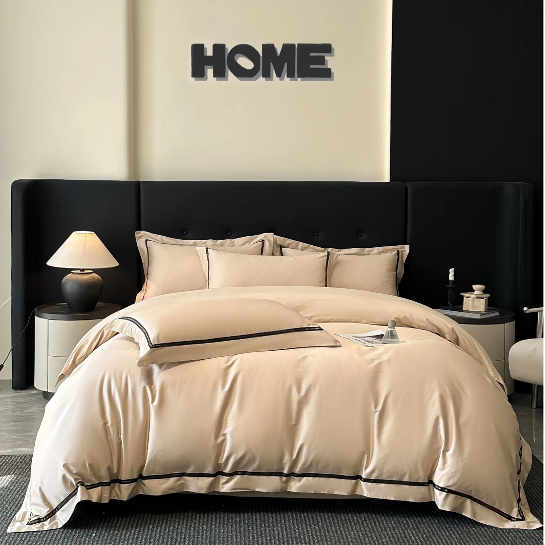 不老的爷爷MD轻奢高档丝滑简约全棉欧式四件套zb魅都