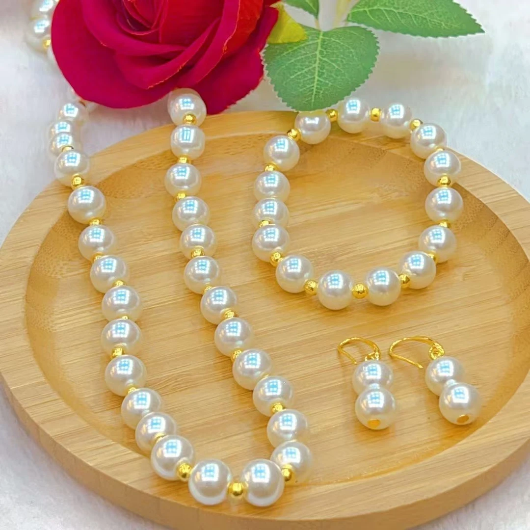 非金属仿珍珠项链 时尚项链，天然送妈妈的礼物