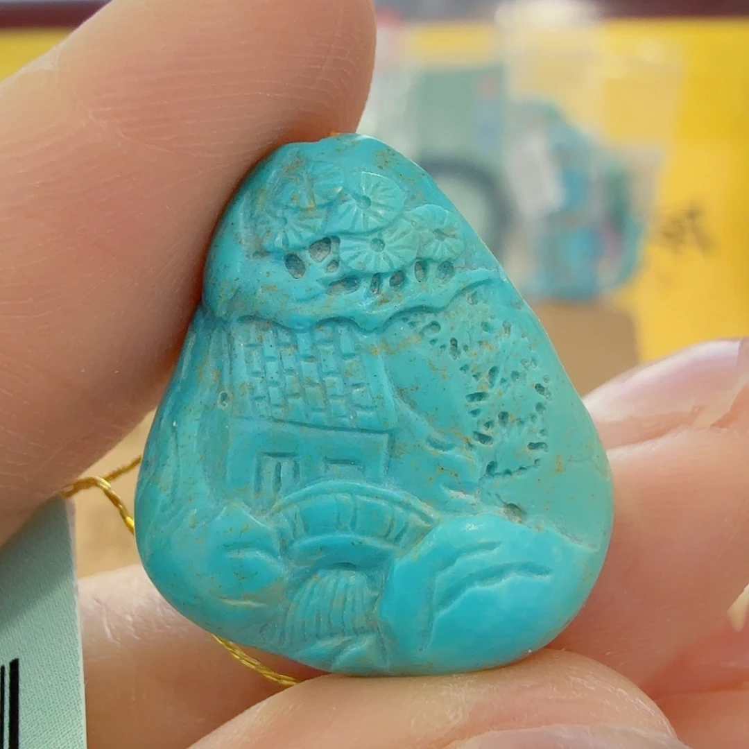 绿松石未镶嵌珠宝奇石