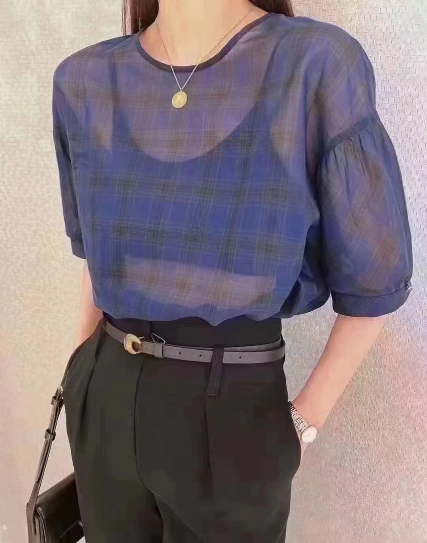 No退换 5300194 夏季复古娃娃款上衣