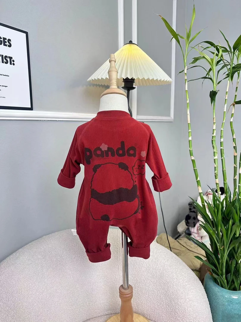 秋季新款保暖打底薄款连体衣宝宝冬季哈衣爬服睡衣