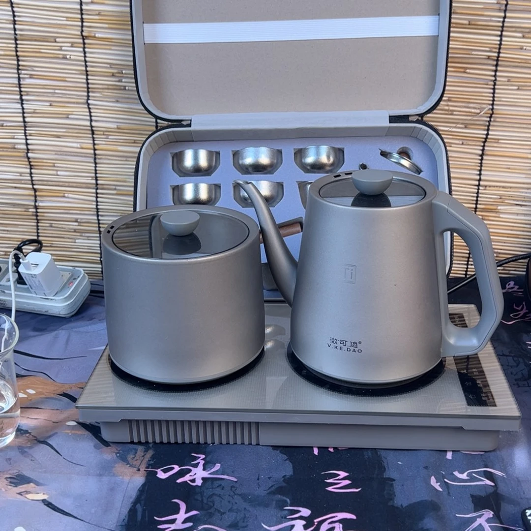 h***e手工艺品琉璃微可道纯钛煮茶器
