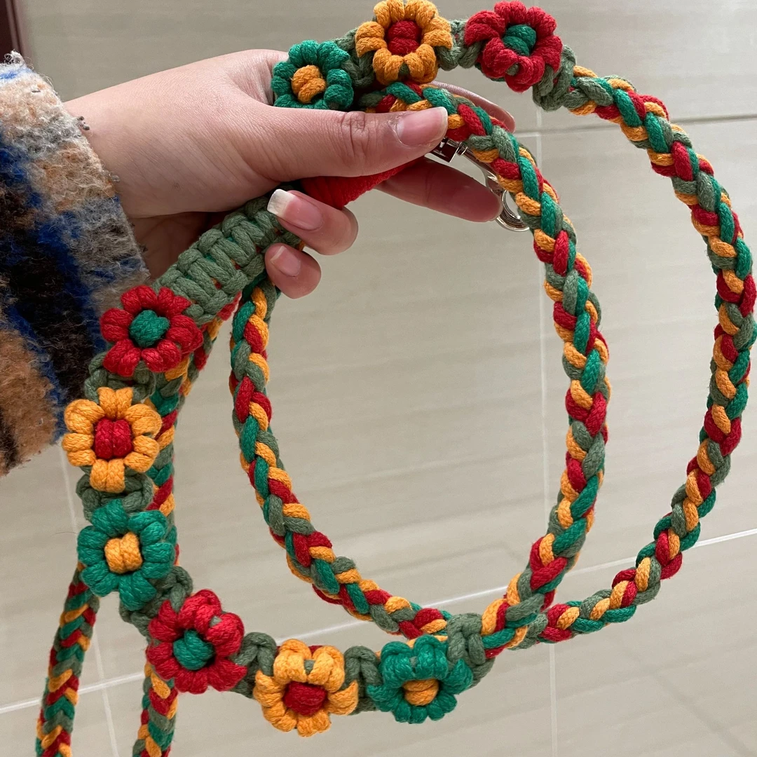 狗绳牵引绳成品-遛狗绳牵引绳小中大型犬通用牵引绳狗绳洋气好看