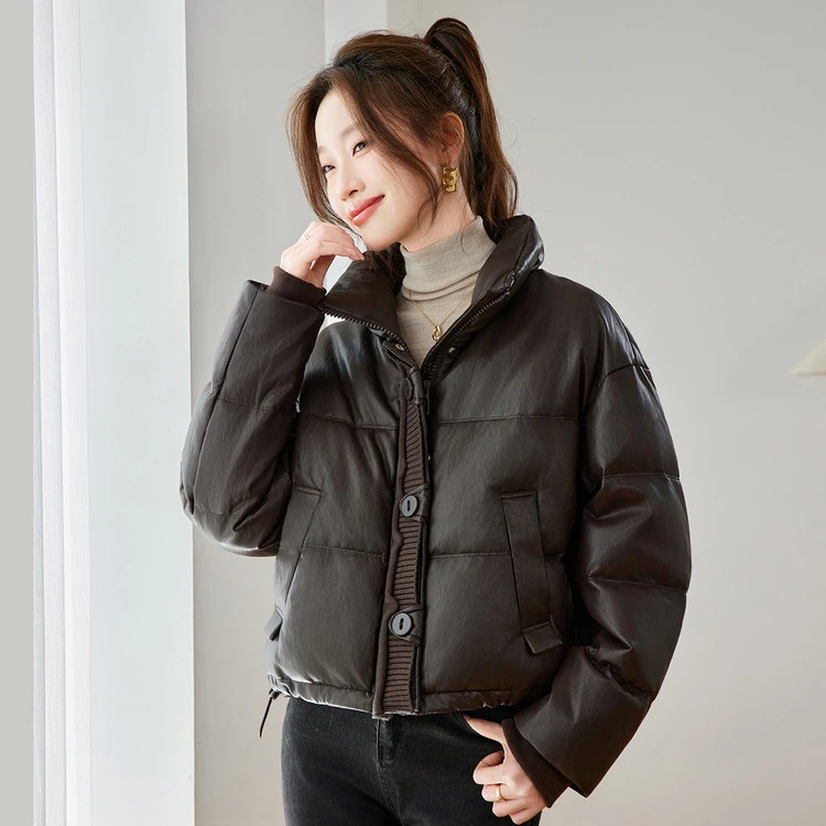 WY女装禅意毛衣羊毛衫黑色咖色羊毛毛衣秋冬高级感白鸭高品质