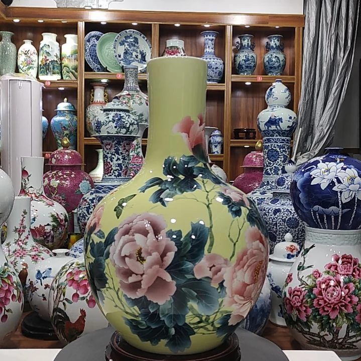瓷片景德镇陶瓷花瓶子