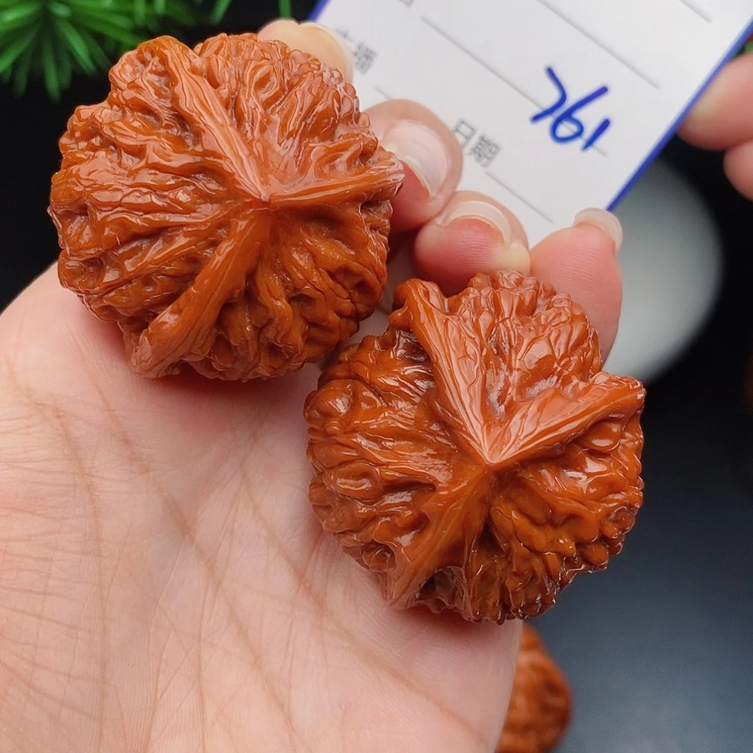 把件文玩核桃39三棱261