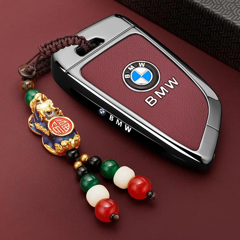 宝马钥匙套25款3系325li汽车用品x3男士高级5系刀锋专用壳x1新扣