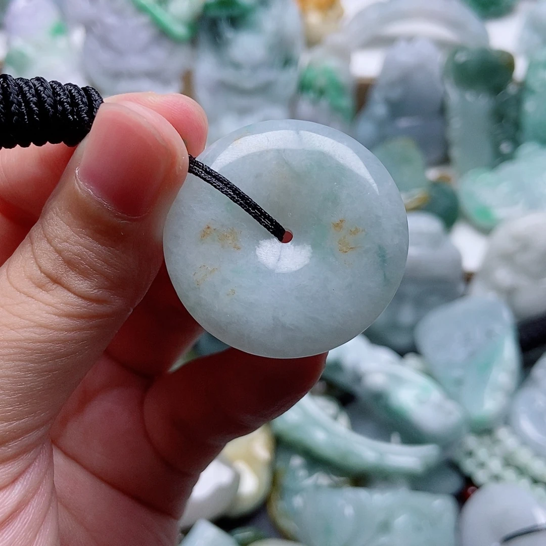 翡翠未镶嵌吊坠(不含链)1