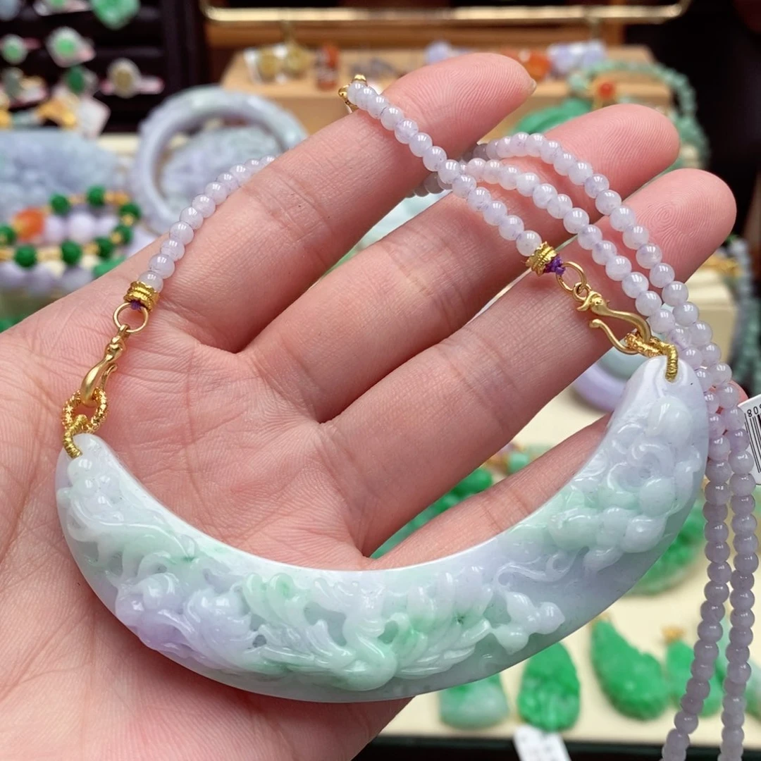 颈饰未镶嵌翡翠翡翠吊坠
