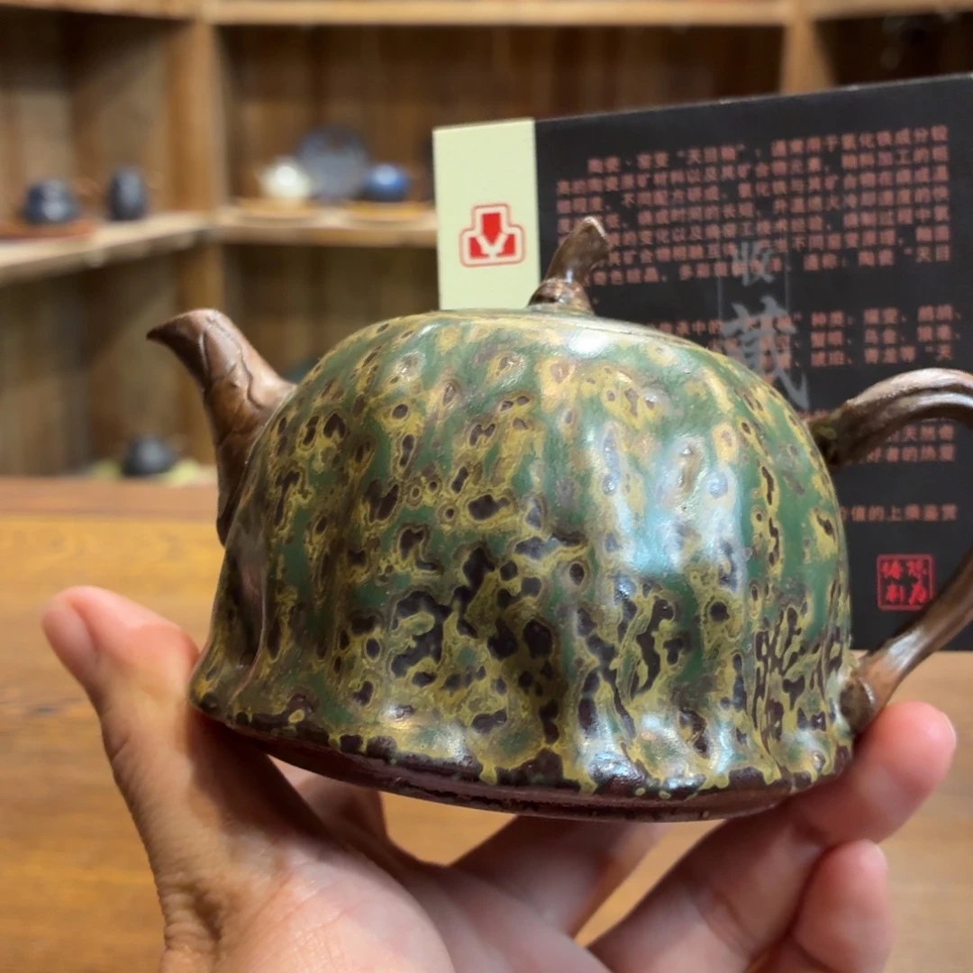 柴烧老岩泥茶器皿