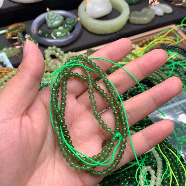 珠***珠未镶嵌手链和田玉67