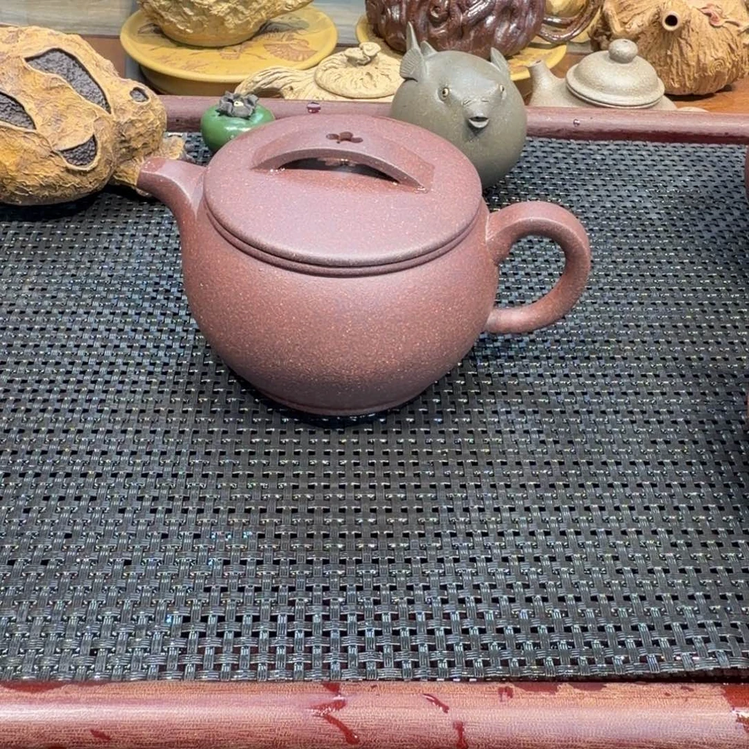 紫砂茶壶底槽清汉瓦240cc特价