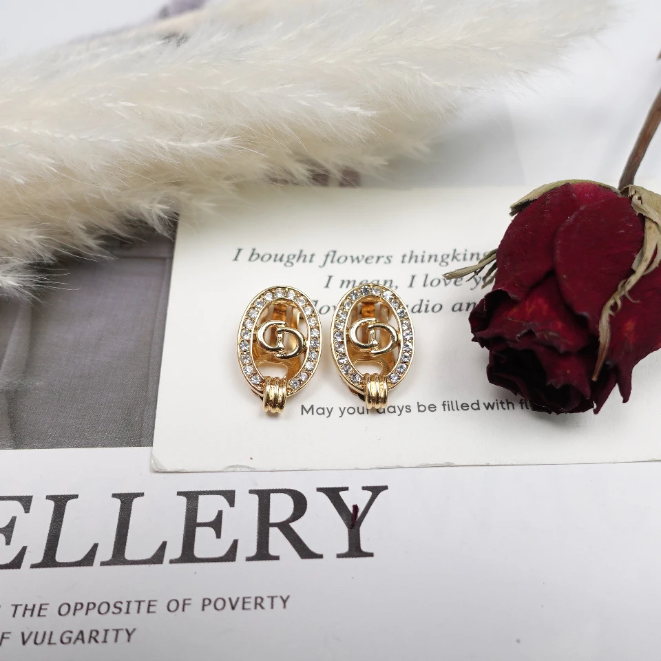 95新 DIOR/迪奥 耳夹/T20153259