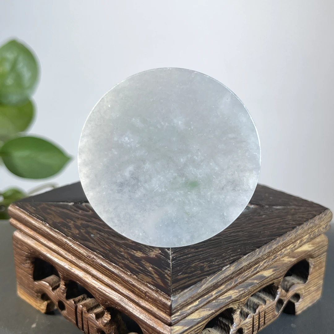 JCW28-27  天然缅甸A货翡翠  无事牌