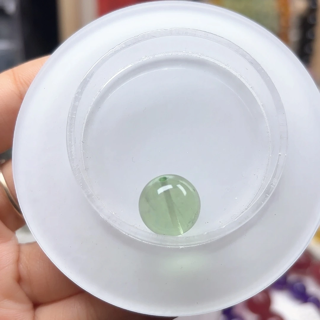 水晶手链未镶嵌绿萤石14