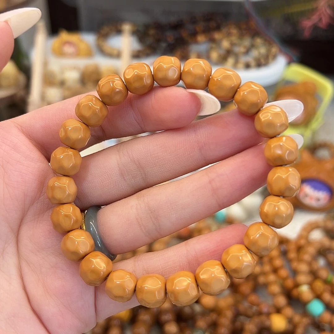 @****猴头核桃手串奶酪素圈小号