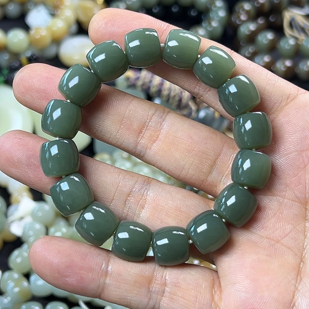 和田玉手链未镶嵌嘟**哝