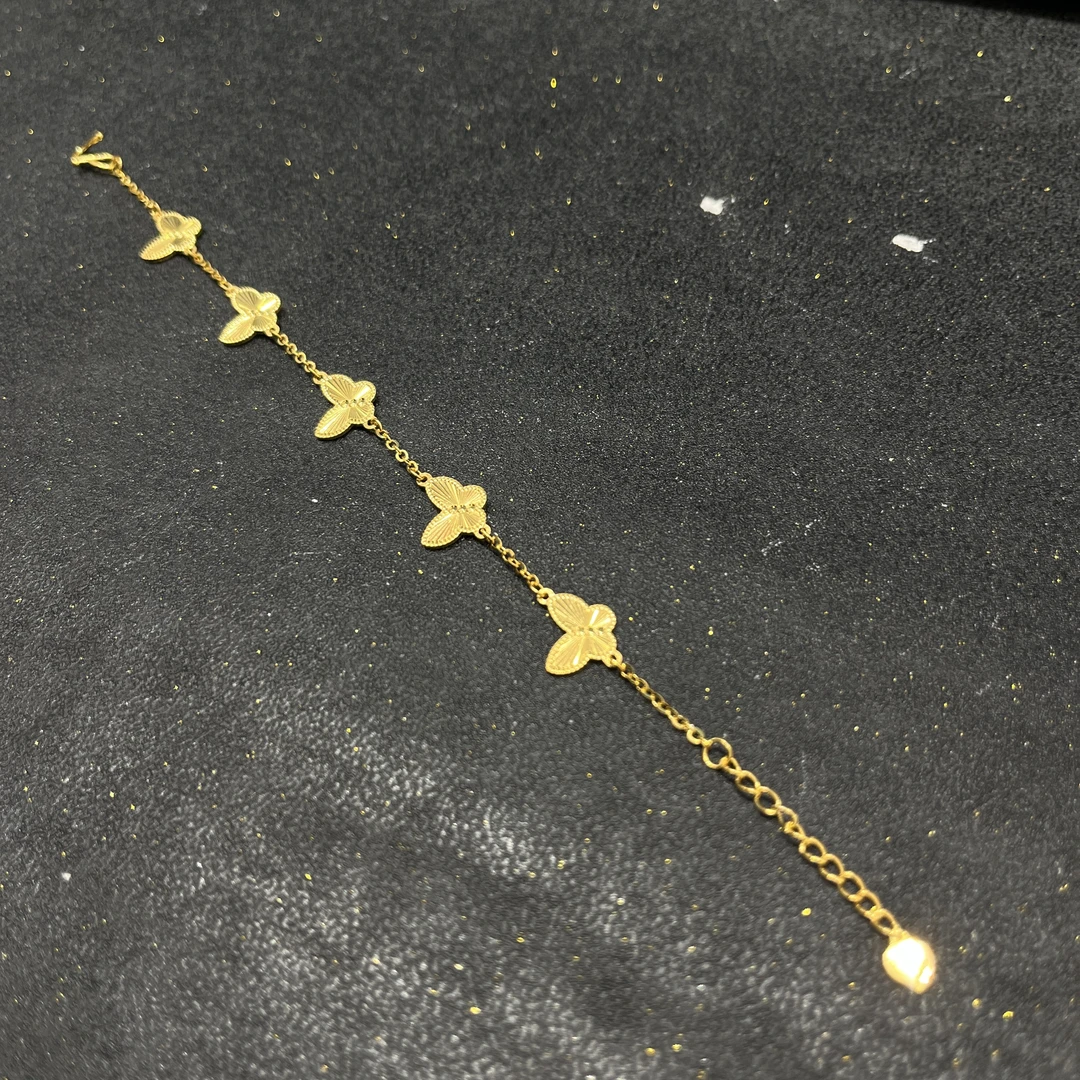 水贝国潮黄金珠宝【足金999蝴蝶手链】