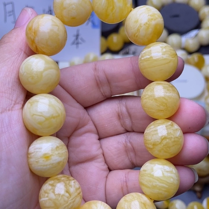 未镶嵌琥珀裸石天**5蜜蜡80