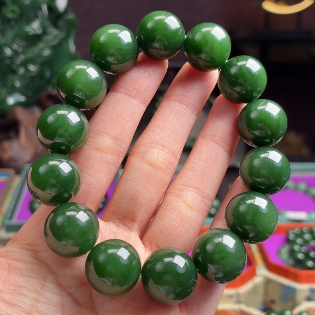和田玉（碧玉）未镶嵌手串