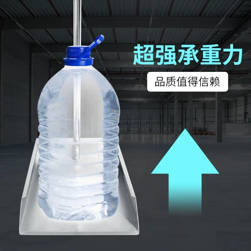 304不锈钢簸箕加厚结实耐用垃圾铲正宗手刷连簸箕家用不锈钢簸箕