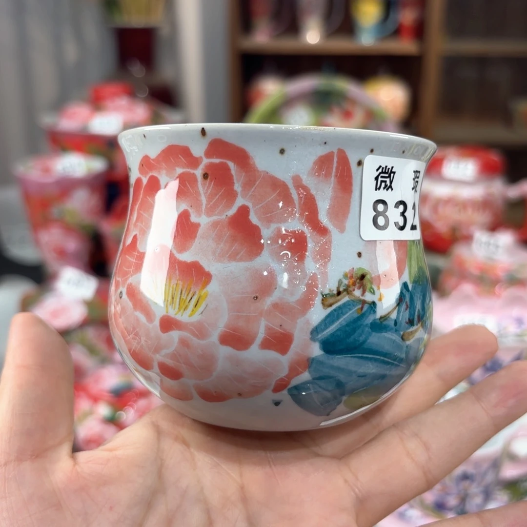 景德镇手绘高温釉下彩陶瓷茶具