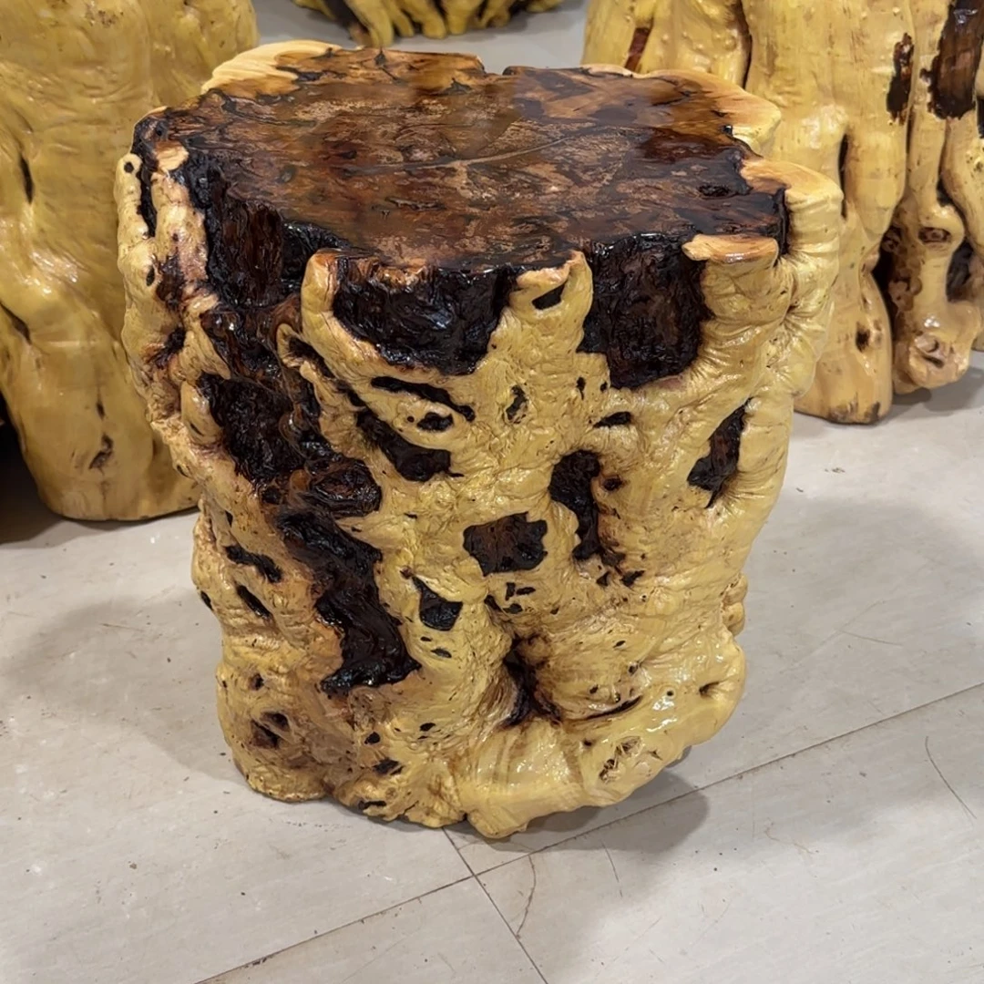 走***路龙纹鸡心枣木手工艺品
