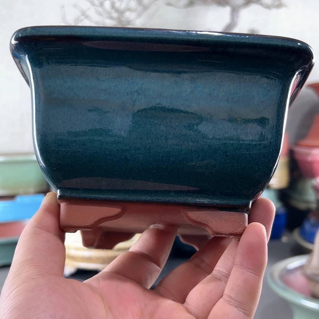 紫砂釉盆17*10一只