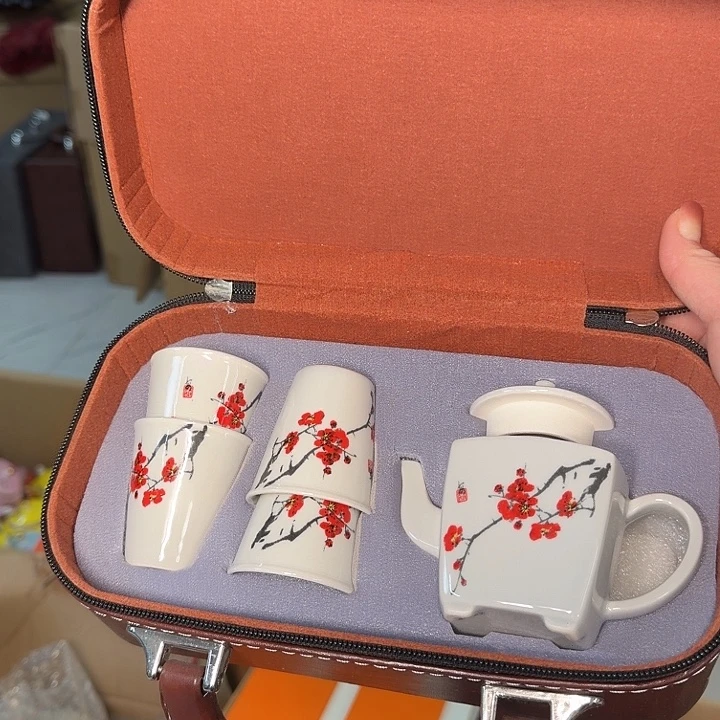 琉璃珐琅彩专场旅行套组梅花