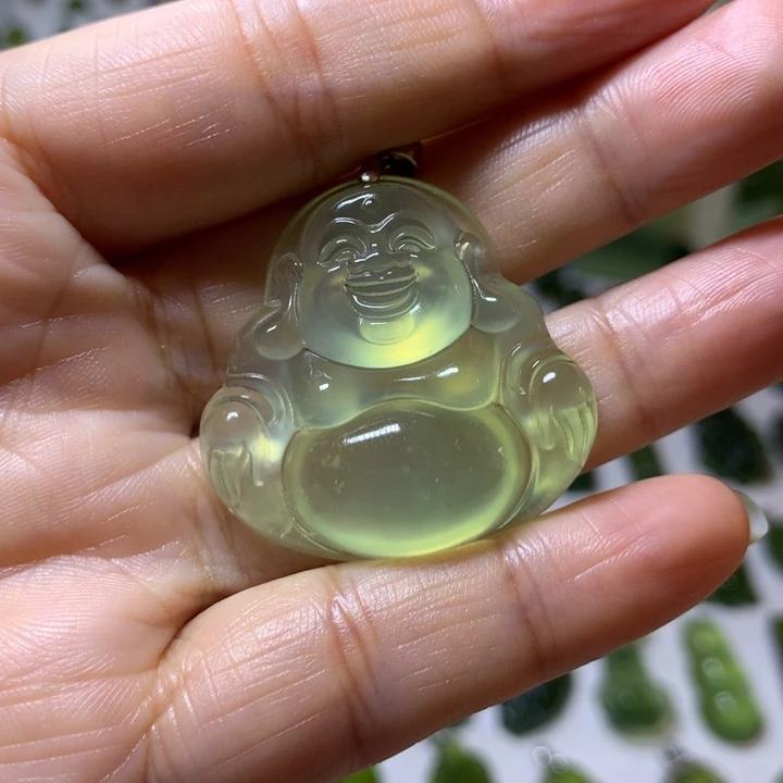 岫玉颈饰未镶嵌吊坠