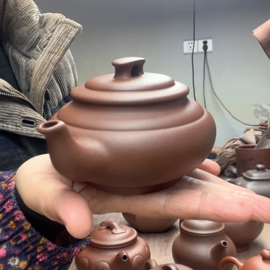 茶壶紫砂泥料红皮龙