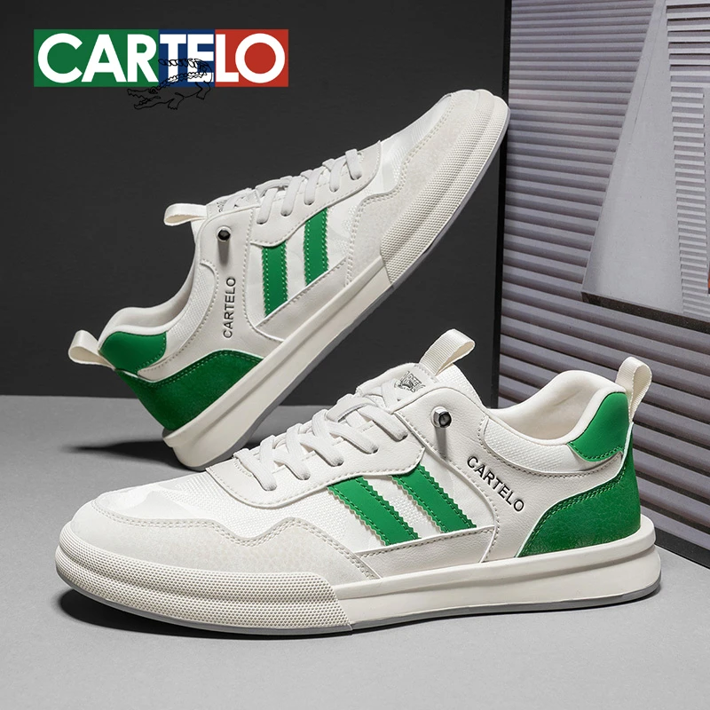 卡帝乐鳄鱼2025新款秋冬透气鞋子冰丝板鞋男款潮鞋百搭运动休闲鞋