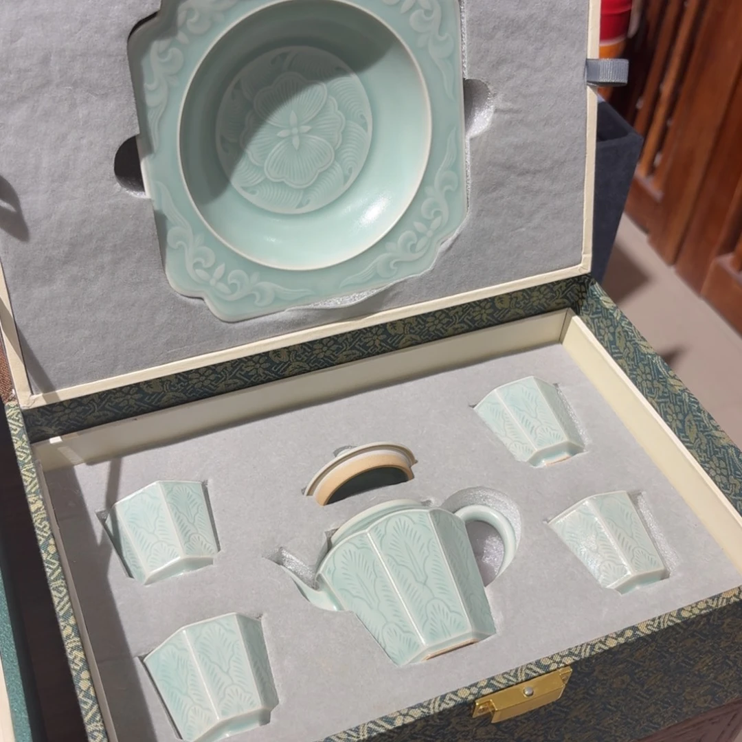 茶***闲富贵百福茶具套装一个