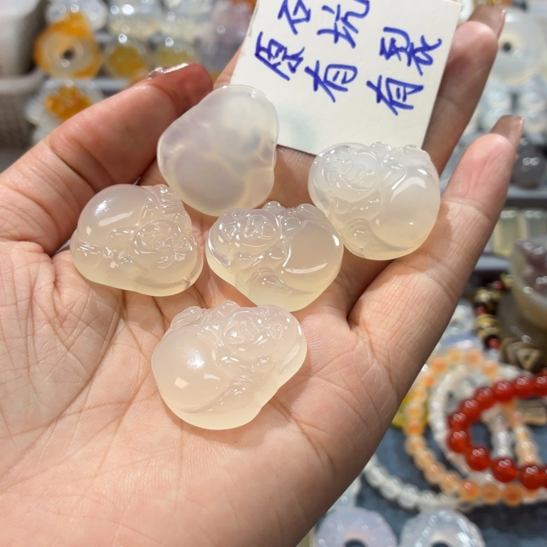 玛瑙/玉髓未镶嵌吊坠(不含链)