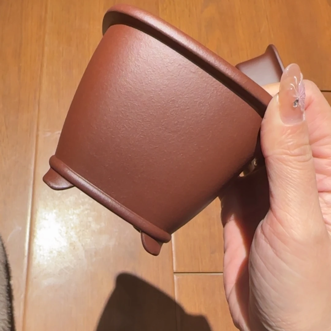 紫砂花盆口径8.8深度8