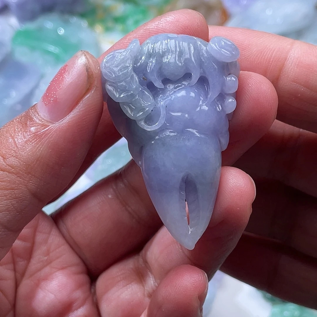 翡翠未镶嵌颈饰翡玉缘翡翠