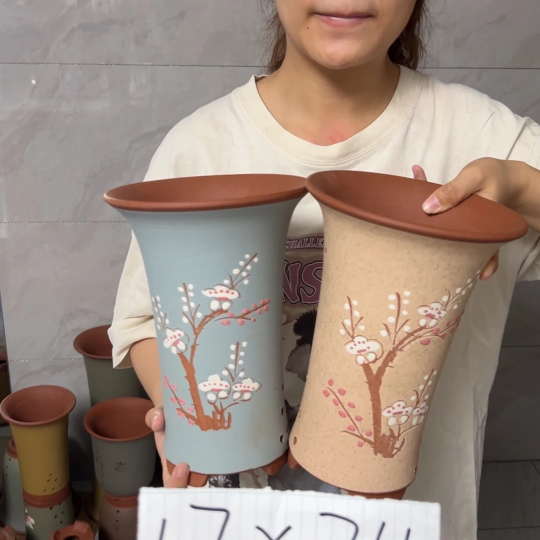 宜兴川阁紫砂花盆