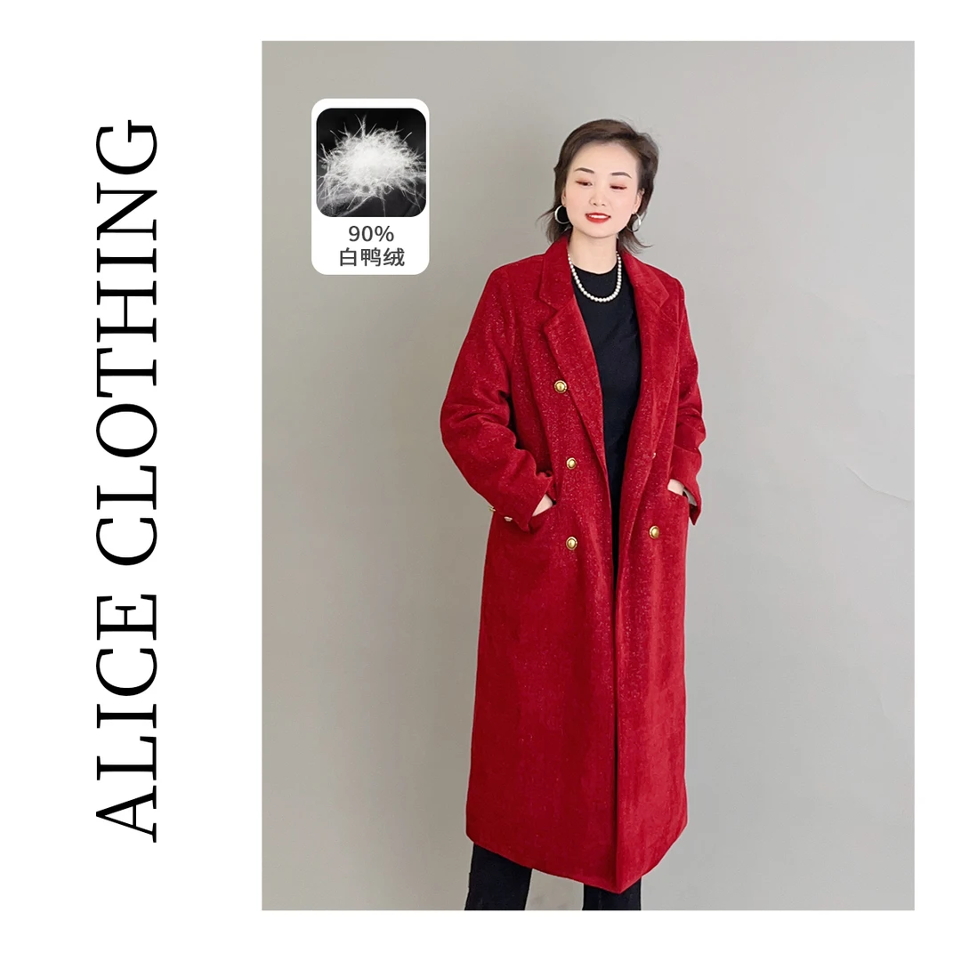 6 ALICE “冬日烈火”羽绒大衣鸭绒保暖 立裁显瘦 S2136685Kr