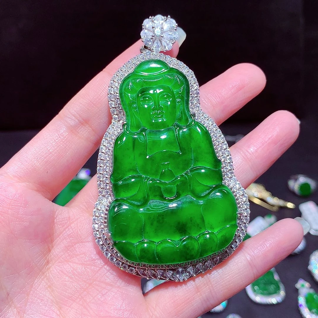 【闪购商品】翡翠吊坠(不含链)未镶嵌