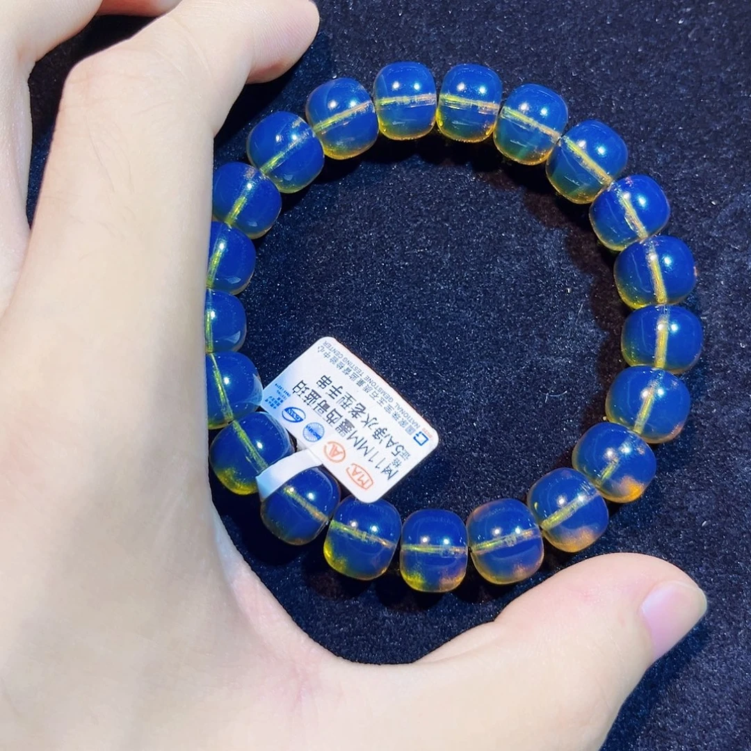 蓝珀未镶嵌珠宝奇石11mm