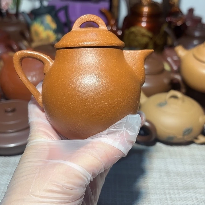 新***记紫砂茶壶原矿宜兴紫砂