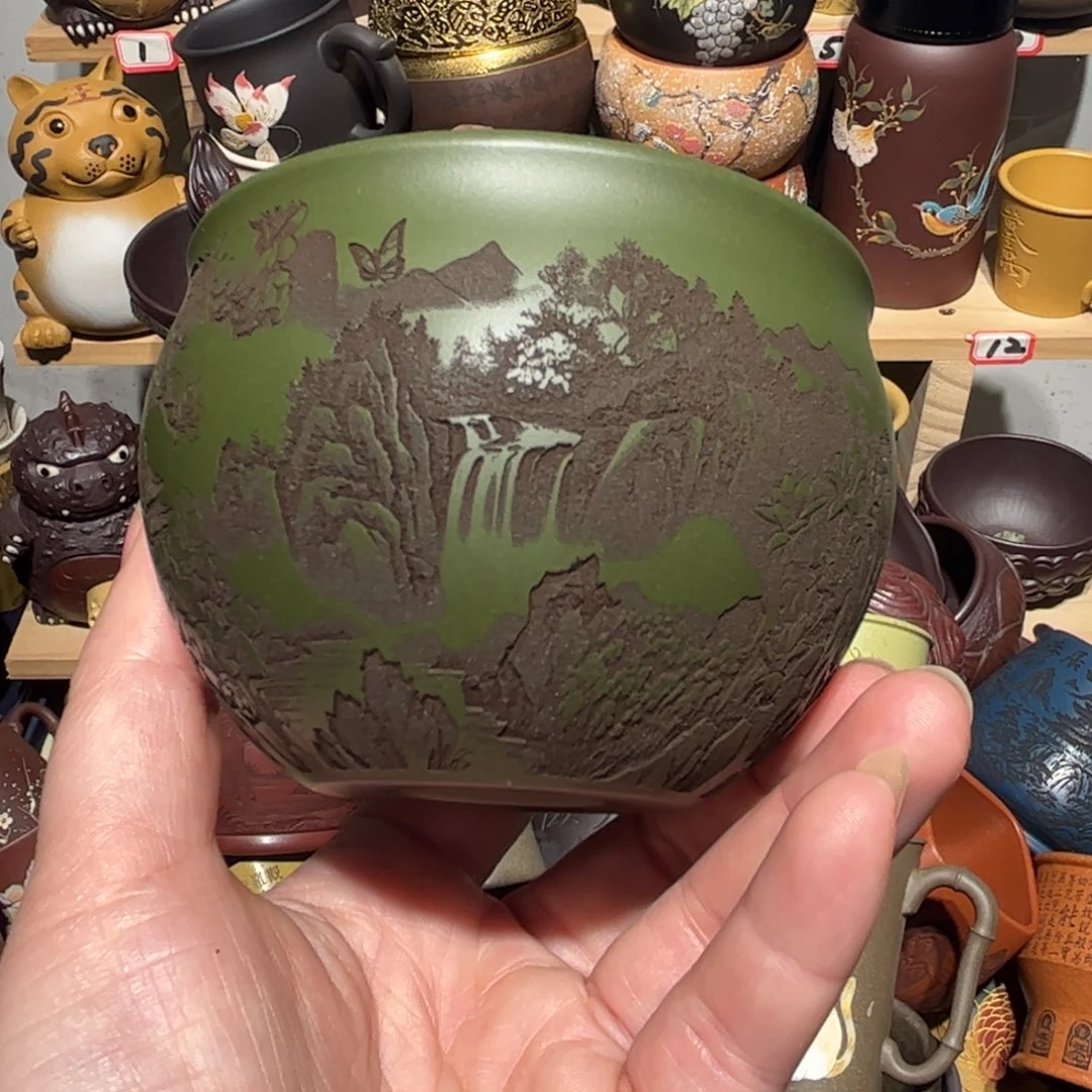 紫砂茶杯宜兴紫砂主人杯