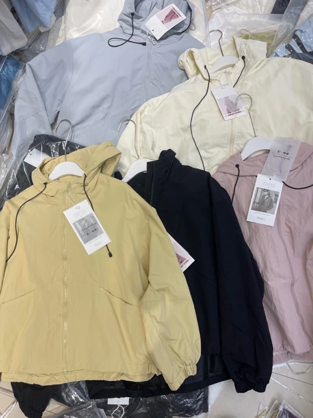 928抽绳款极简风夏款外套时尚百搭衣长57m